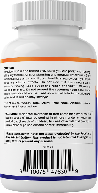 Ferrous Fumarate + Vitamin C, 120 Tablets