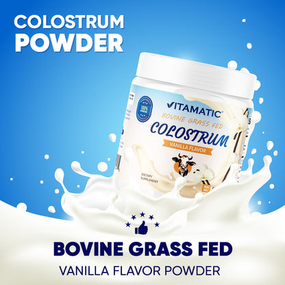 Bovine Colostrum 30% IgG Vanilla Flavored Powder