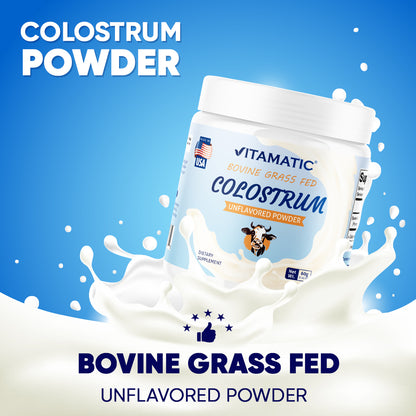 Colostrum Powder 30% IgG - JAR 60 Grams (Unflavored)