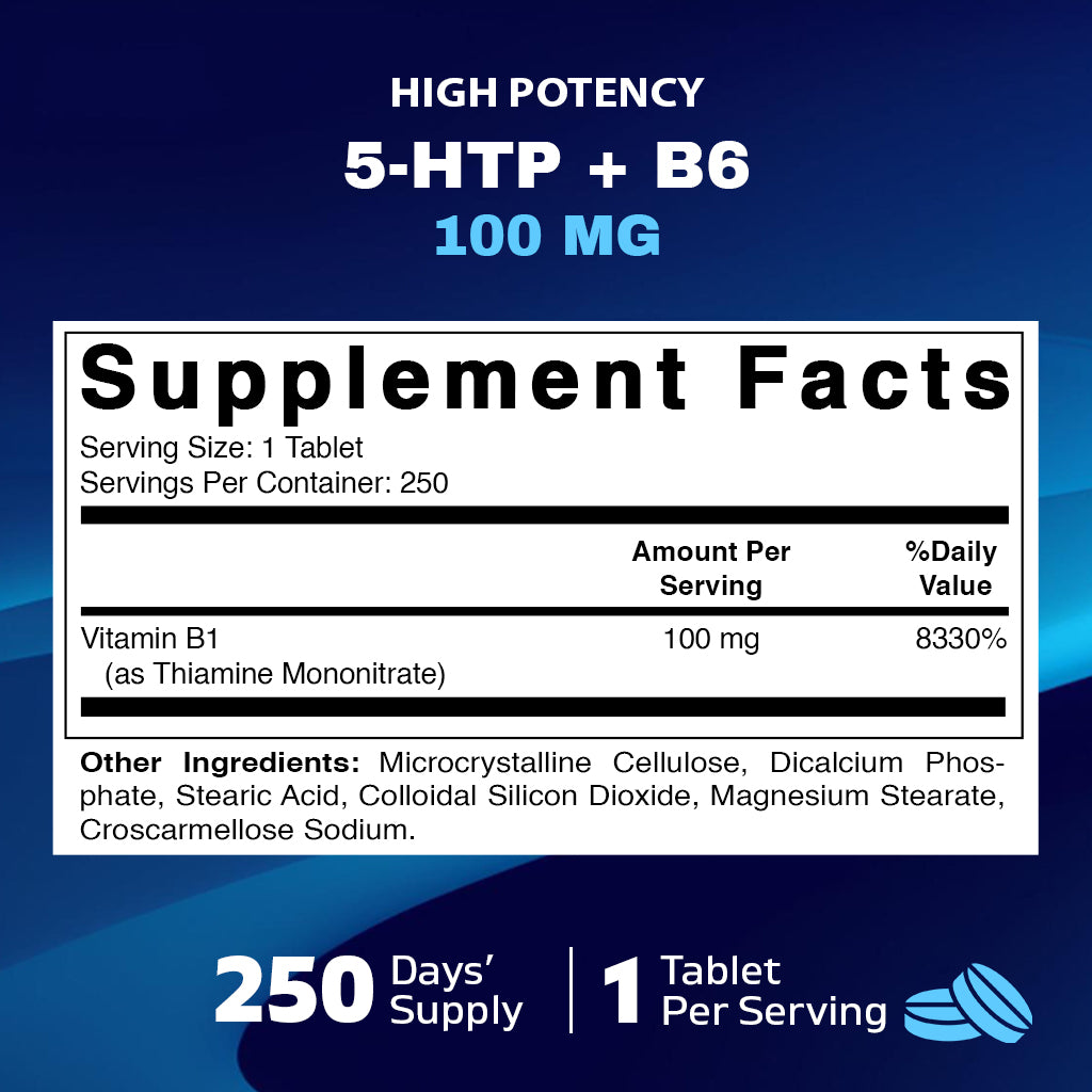 Vitamin B1 100 mg - 250 Tablets