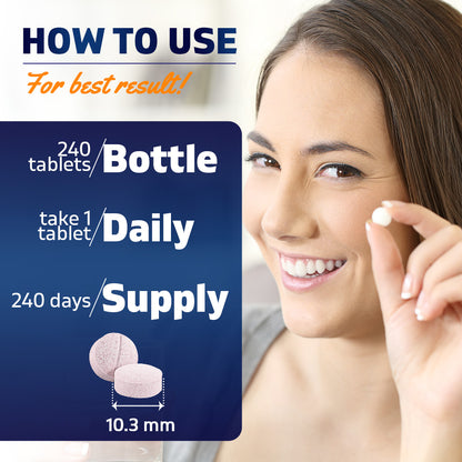 Methyl B12 1000 mg – Natural Berry Flavor – 240 Fast Dissolve Tablets