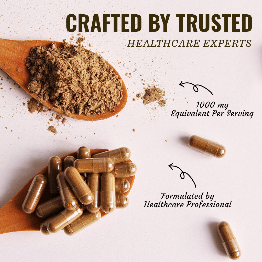 Kava Kava Extract 1000mg – Made with Magnesium, Ashwagandha, GABA, Theobromine, L-Theanine & Cacao – 120 Veg Capsules