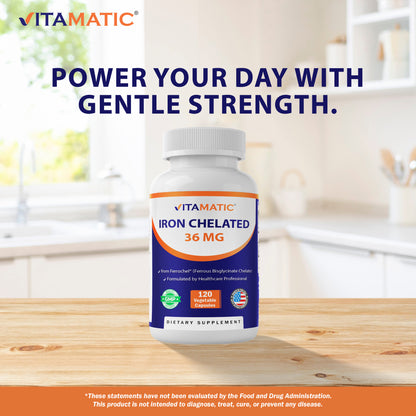 Chelated Iron 36mg Capsules