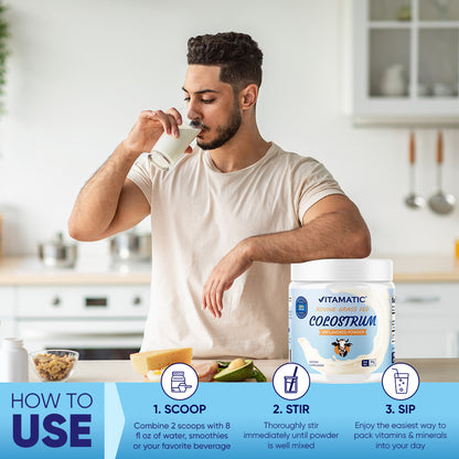 Colostrum Powder 30% IgG, 60g Jar