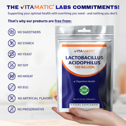 Lactobacillus Acidophilus 100 Billion per gram