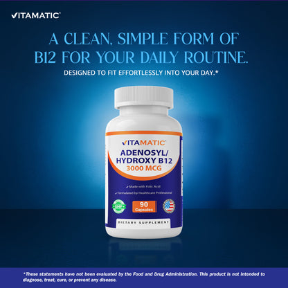 Adenosyl + Hydroxo B12 Capsules