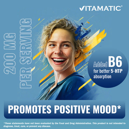 5-HTP + Vitamin B6, 240 Capsules