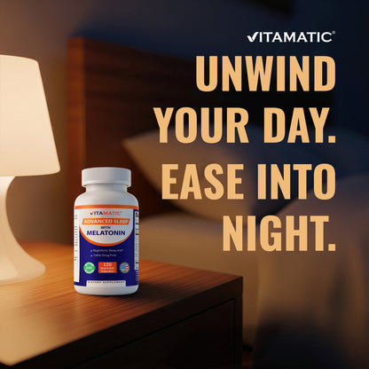 Advanced Sleep Aid with Melatonin, 120 Capsules