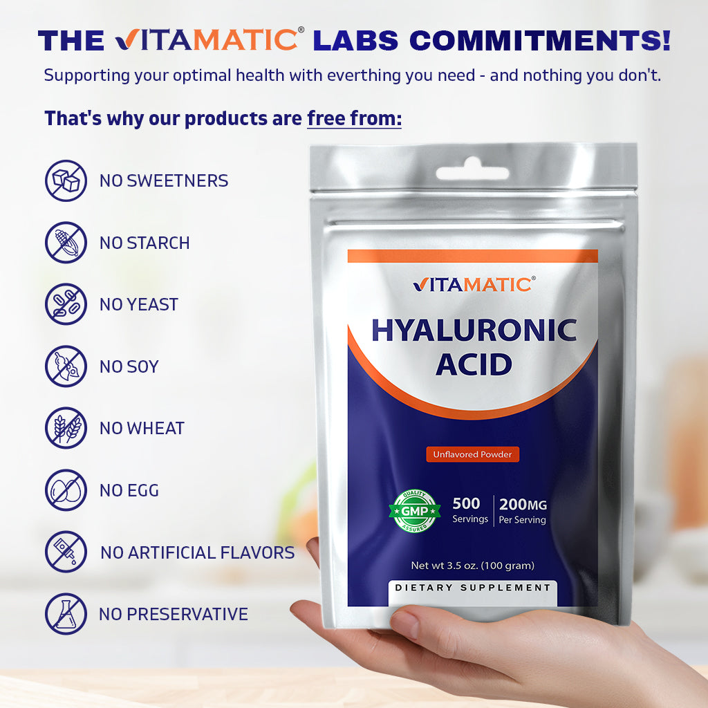 Hyaluronic Acid 100 Gram Powder