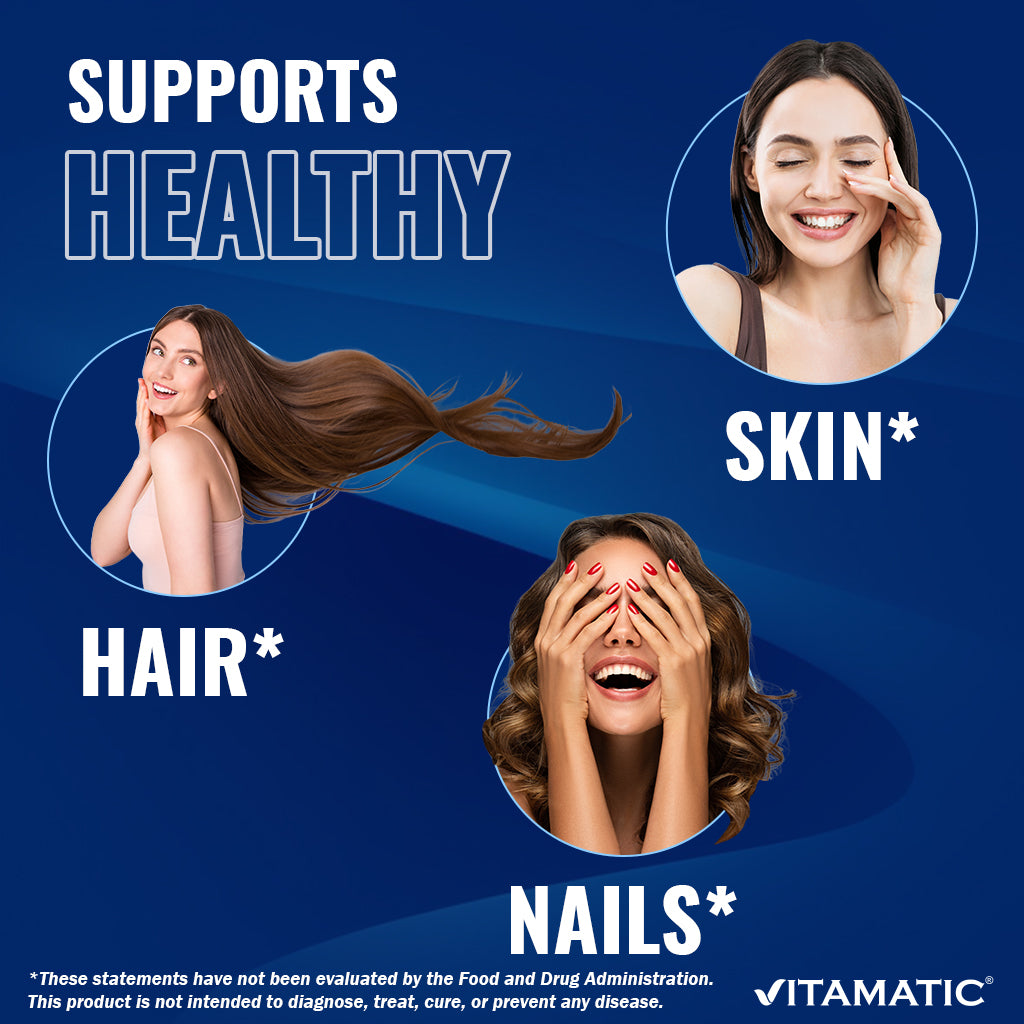 Biotin 5000 mcg Vegan Supplement, 365 Tablets