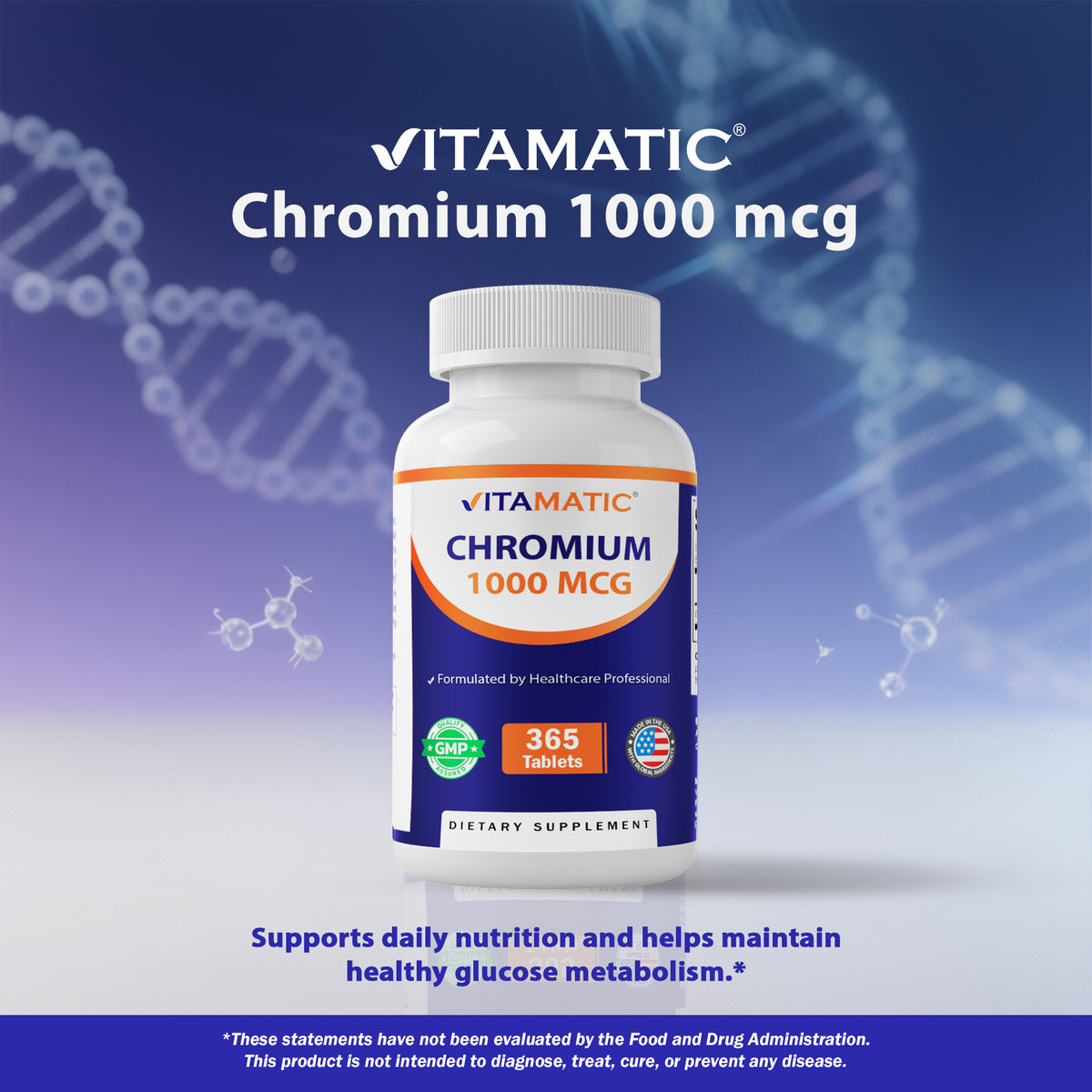 Chromium 1000 mcg Tablets
