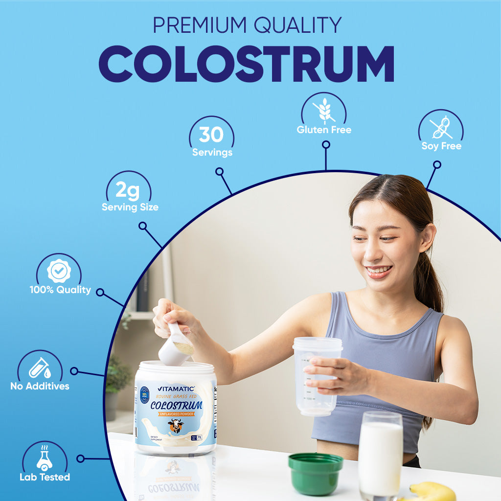 Colostrum Powder 30% IgG, 60g Jar