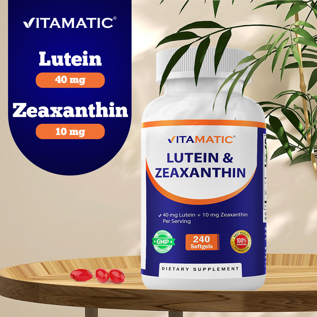 Lutein 40mg + Zeaxanthin 10mg, 240 Softgels