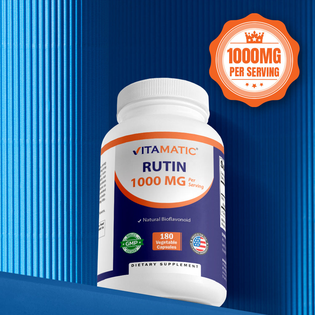 Rutin 1000mg Per Serving Supplement, 180 Capsules