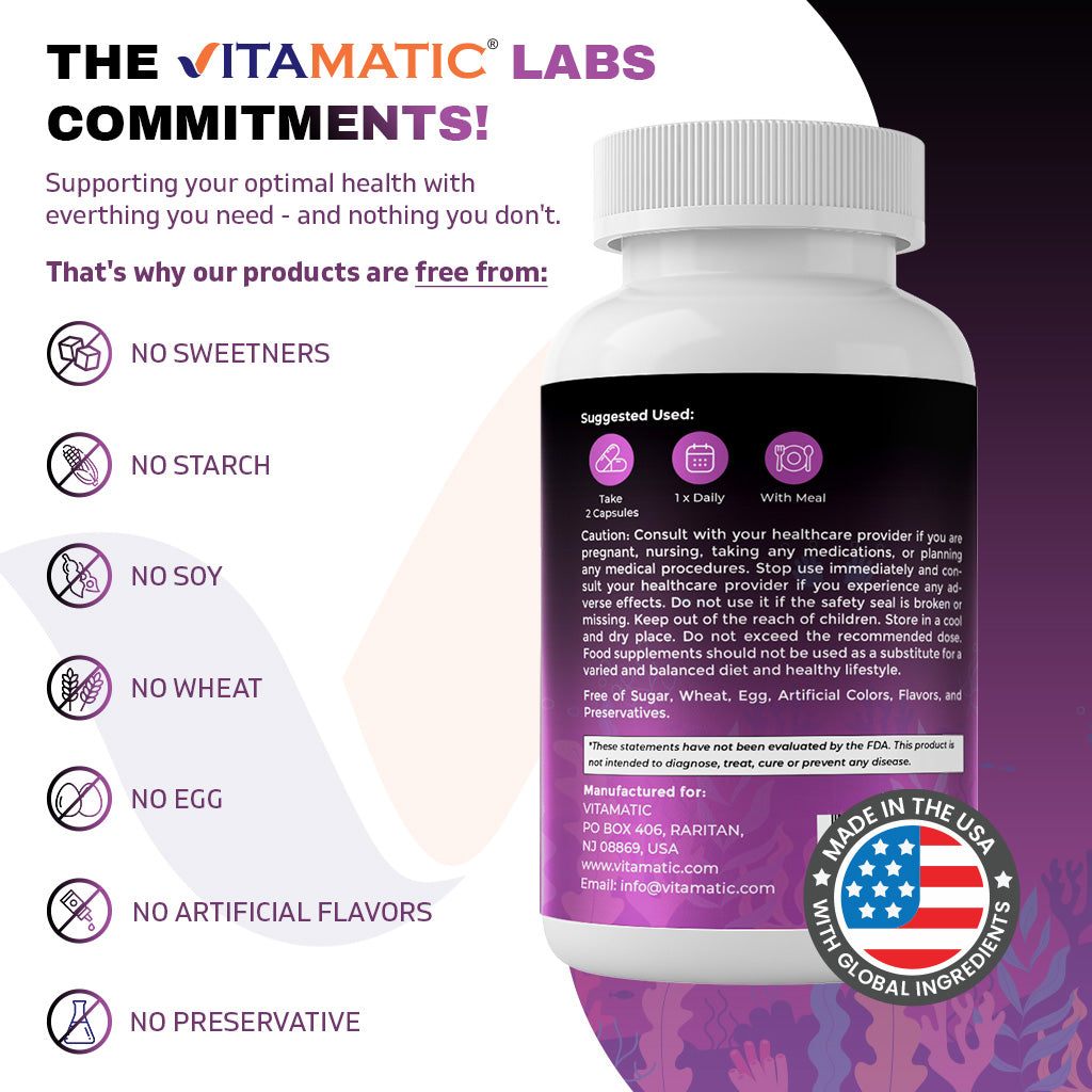 Sea Moss 3000mg + Black Seed Oil & Ashwagandha Capsules