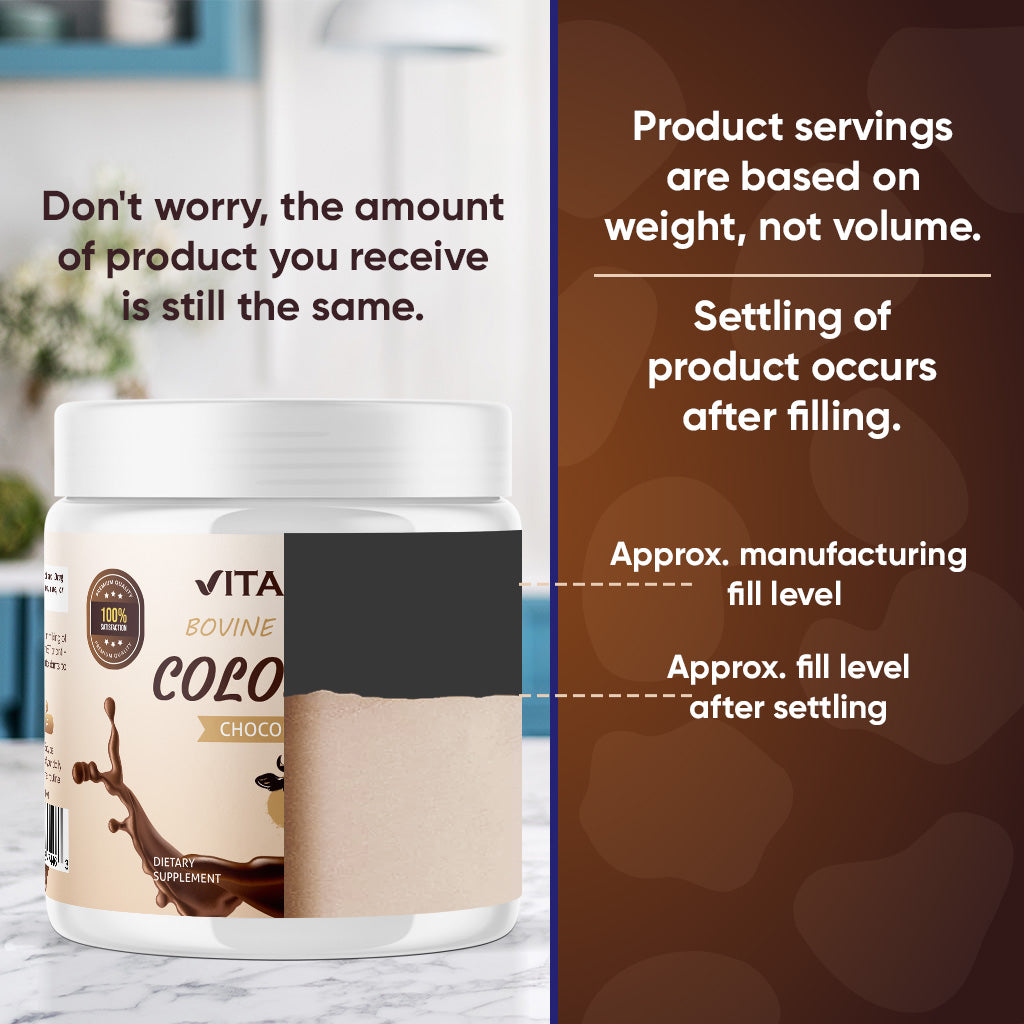 Bovine Colostrum 30% IgG Chocolate Flavored Powder