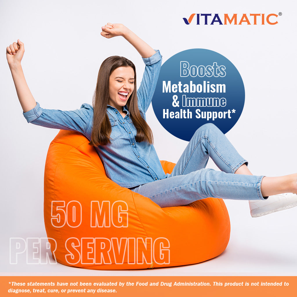 Vitamin B6 50mg High Potency, 250 Tablets