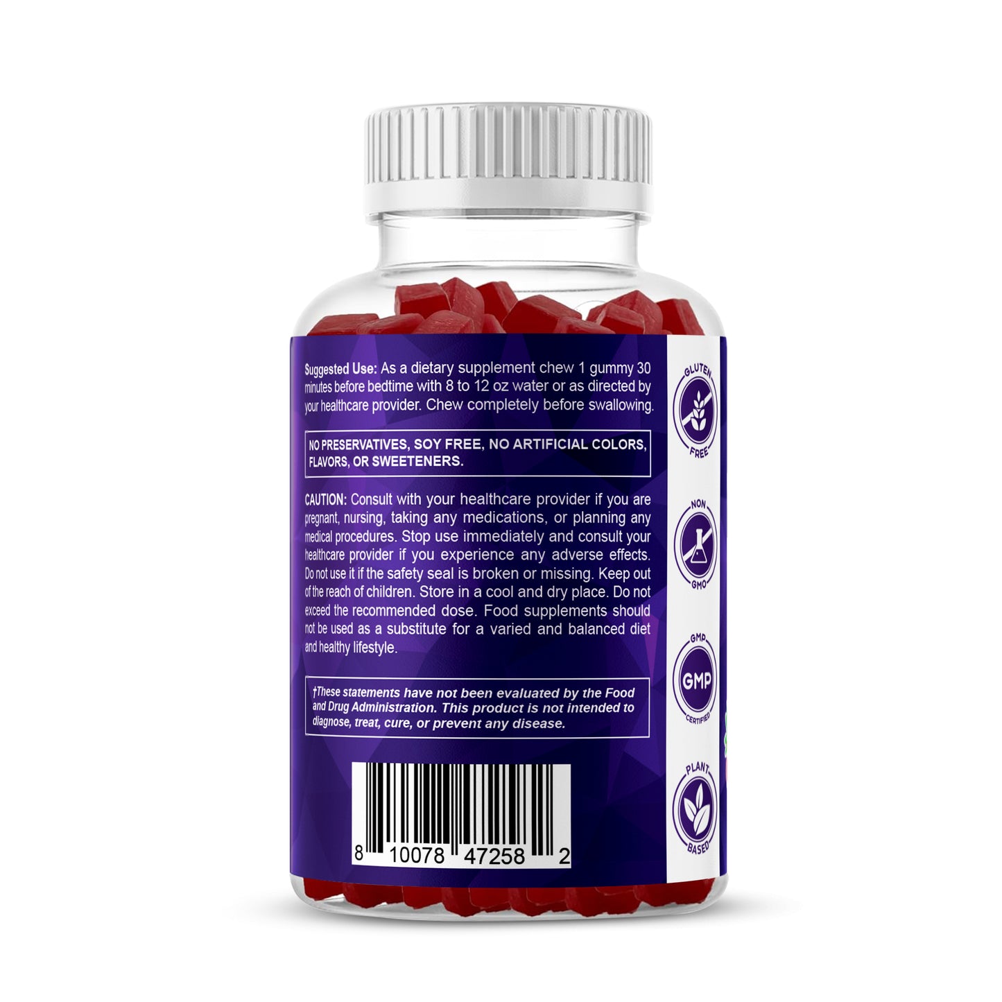 Sugar Free Melatonin 30mg - 60 Gummies