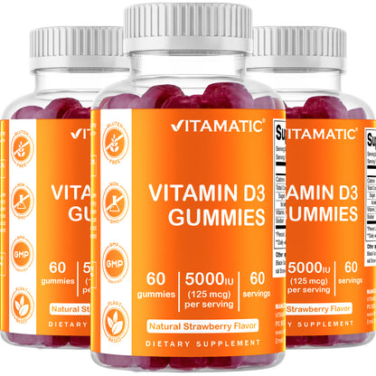 Vitamin D3 5000 IU 60 Gummies