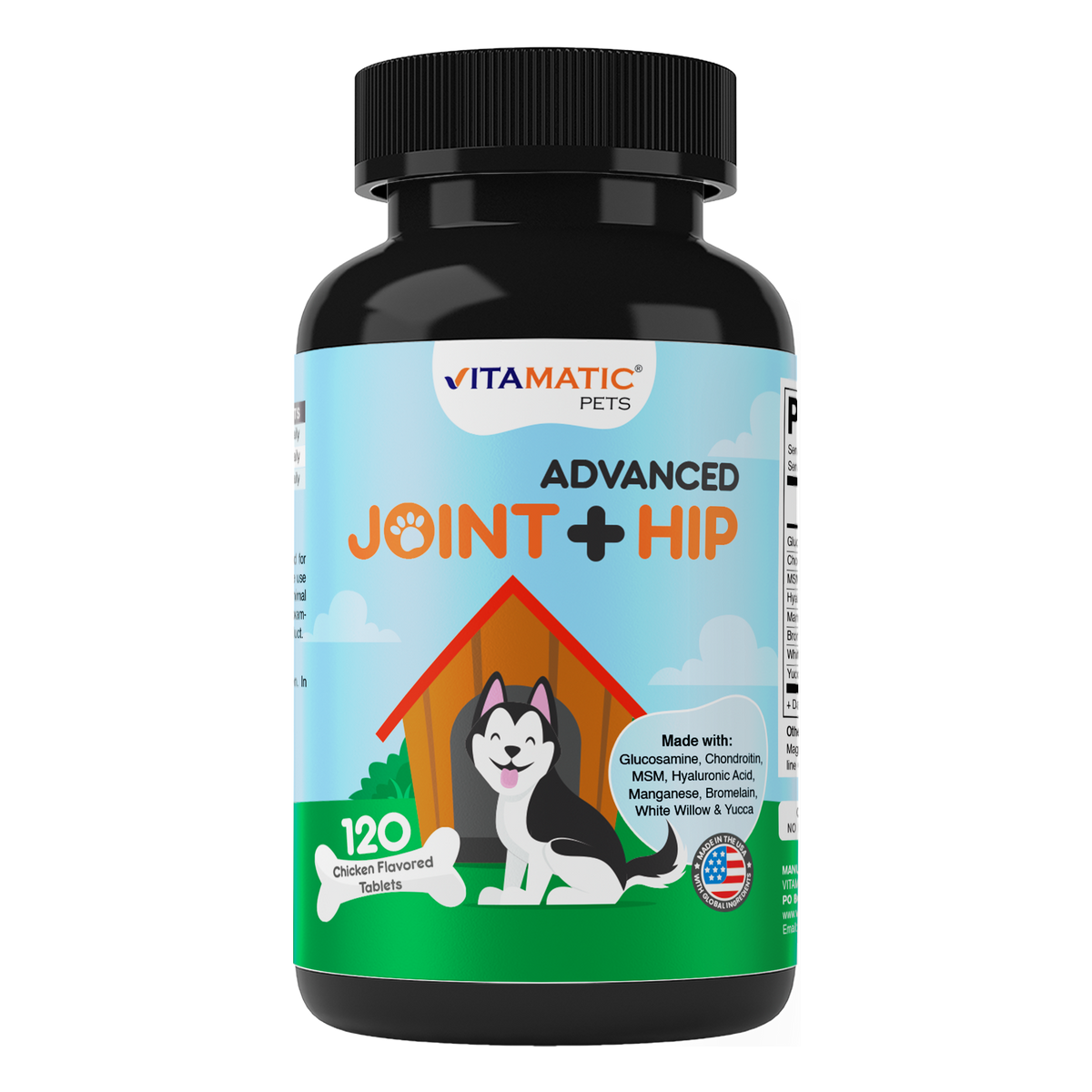 Maximum Strength Joint & Hip for Dogs, 120 Tablets