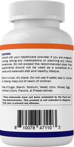 Vitamatic PABA 1000 mg - 60 Tablets - para-Aminobenzoic Acid Supplement - Precursor of Folic Acid