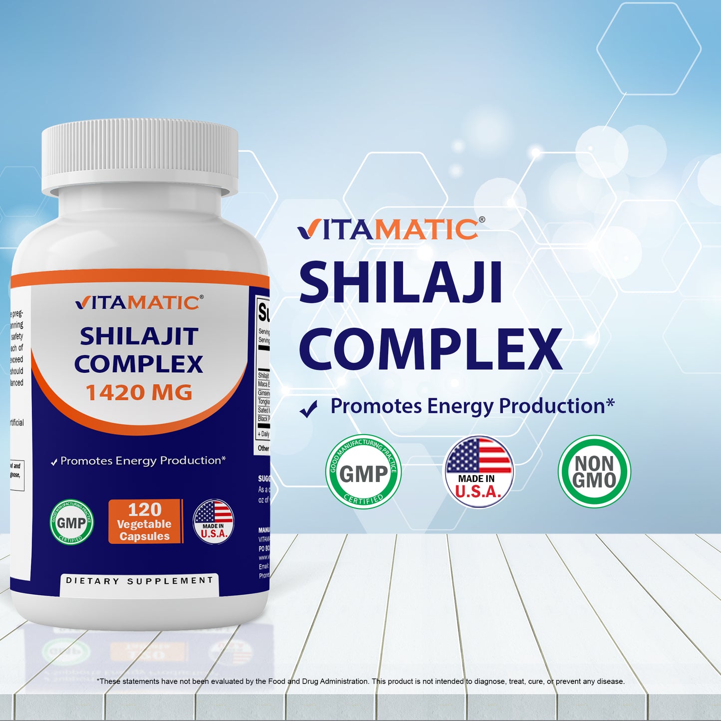 Shilajit Complex 1420 mg  - 120 Vegetable Capsules