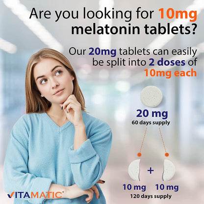 Melatonin 20mg 60 Tablets