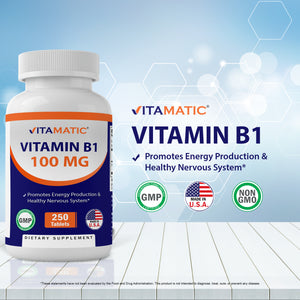 Vitamin B1 100 mg 250 Tablets