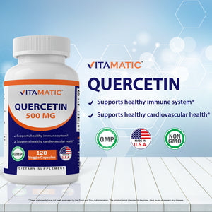 Quercetin 500 mg 120 Vegetable Capsules